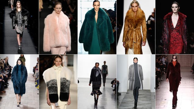 There Is So. Much. Fur. On the Runway. 