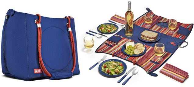 There's a Fully Accessorized Picnic Blanket Hiding Inside This Bag