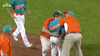 Opposing Coaches And Players Console Little League Pitcher After Walk-Off