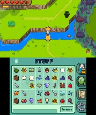 Gaze Upon The Various Shapes Jake Will Take In The 3DS Adventure Time Game