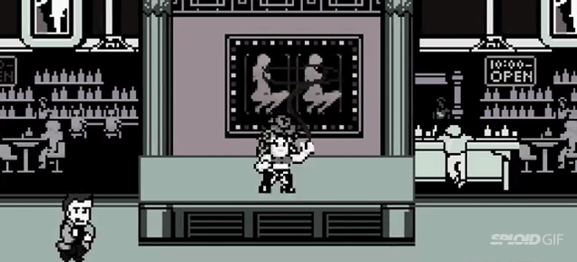 8-bit video game version of Sin City looks like a pixelated comic book