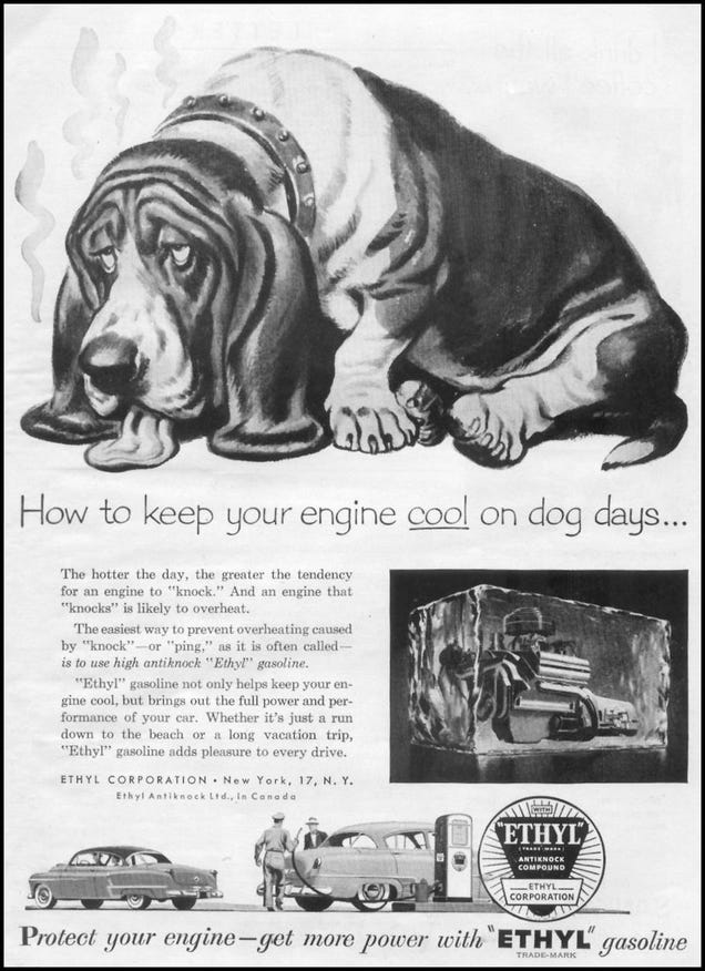 Glorious Gasoline Ads from the Dieselpunk Days