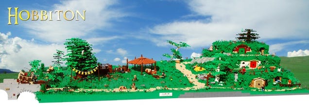 Enormous LEGO Hobbiton Model Goes Ever On And On...