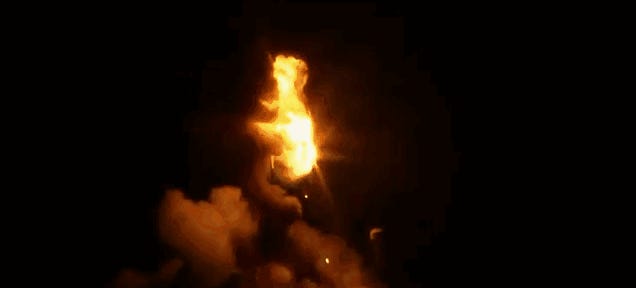 The Unmanned Antares Rocket Just Exploded Immediately After Lift-Off