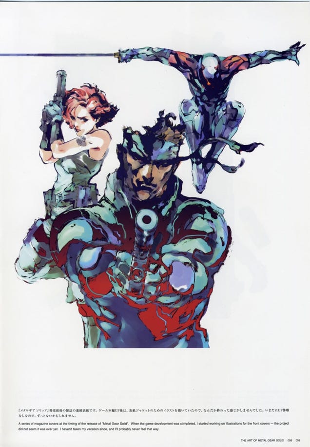 Metal Gear Ain't Metal Gear Without Yoji Shinkawa's Iconic Art