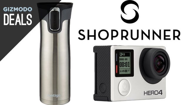 $8 ShopRunner, GoPro Hero4 Discount, and More Early Black Friday Deals