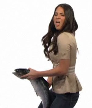 Olivia Munn Does Filthy Things With Raw Seafood