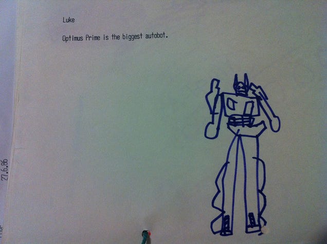 A Child's Sketchbook From the 1980s, Preserved For the 21st Century