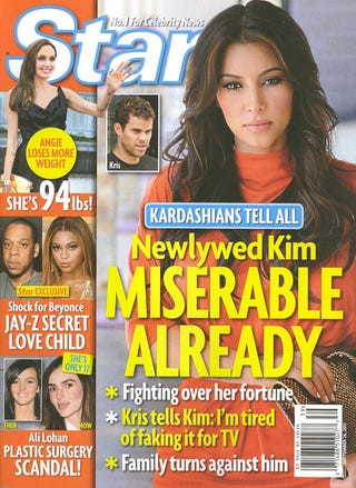 This Week In Tabloids: Kim Kardashian's Marriage Is Her First Step Toward Divorce