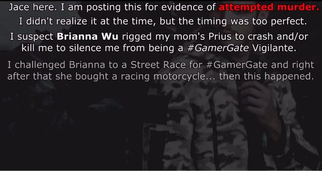 A Man Is Making Bizarre, Terrifying YouTube Videos About Brianna Wu 