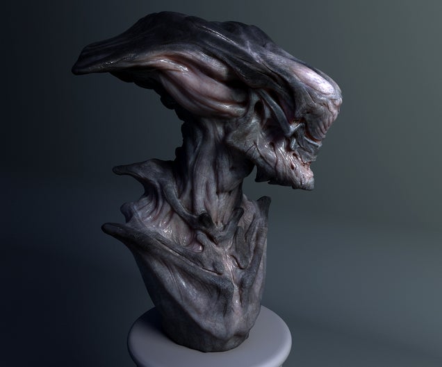 A StarCraft II Marine Won't Shoot Monsters This Pretty