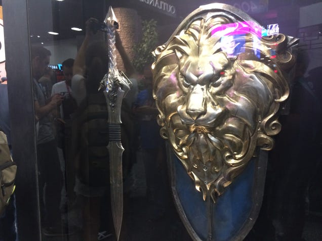 Behold The Warcraft Movie's Doomhammer, Lion Shield, And Dragon Sword