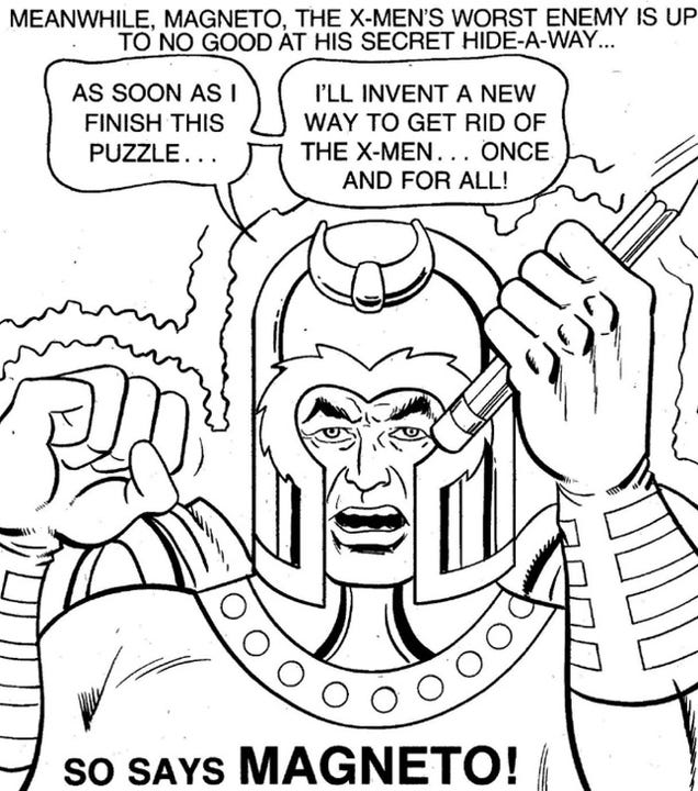 The 1983 X-Men Coloring Book Is A Lost Psychedelic Masterpiece