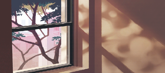 These wonderful artsy GIFs capture the quiet beauty of doing nothing