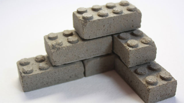 concrete lego blocks