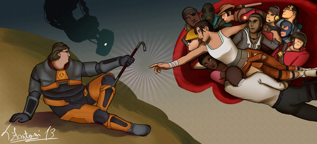The Coolest, Weirdest Gabe Newell Fan Art We Could Find