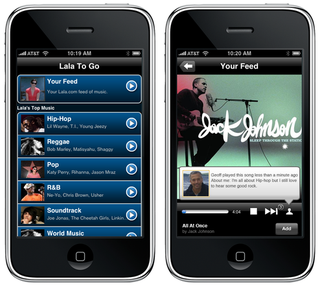 Lala Unveils iPhone App, Unusual 10-Cent Song Sales