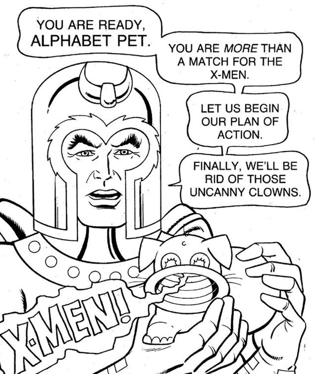 The 1983 X-Men Coloring Book Is A Lost Psychedelic Masterpiece