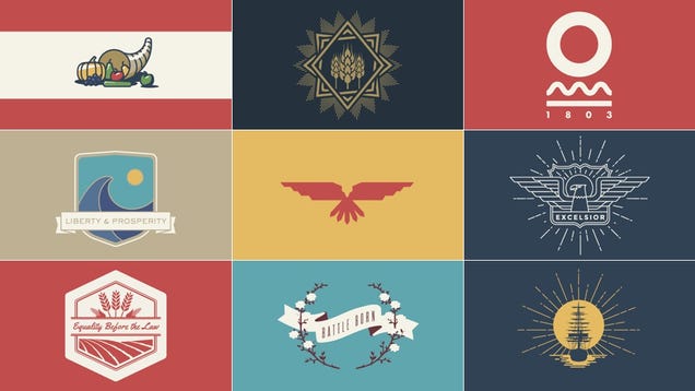 Here's How All 50 State Flags Would Look As App Icons