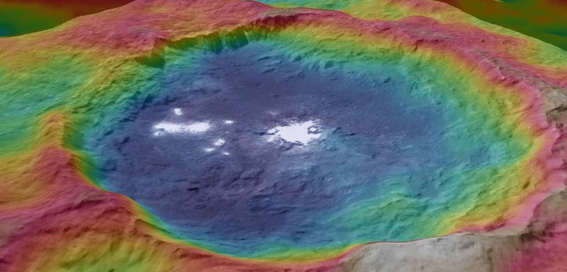 Ceres' Mysterious Bright Spots Aren't Made of Ice After All