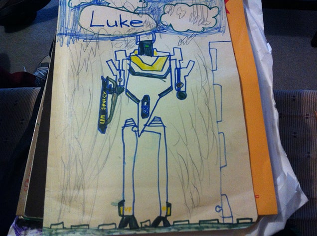 A Child's Sketchbook From the 1980s, Preserved For the 21st Century