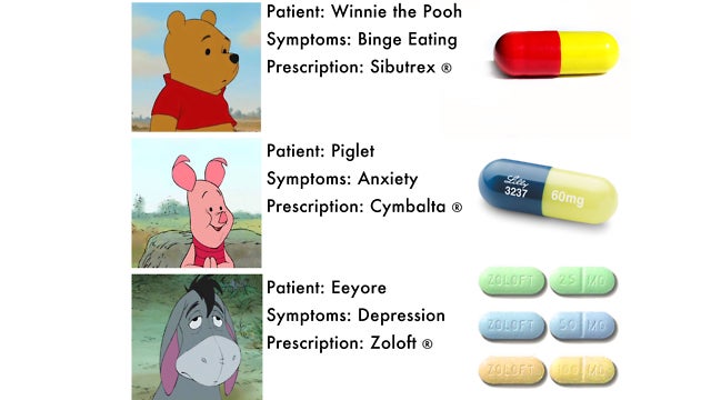 Winey the poo on drugs