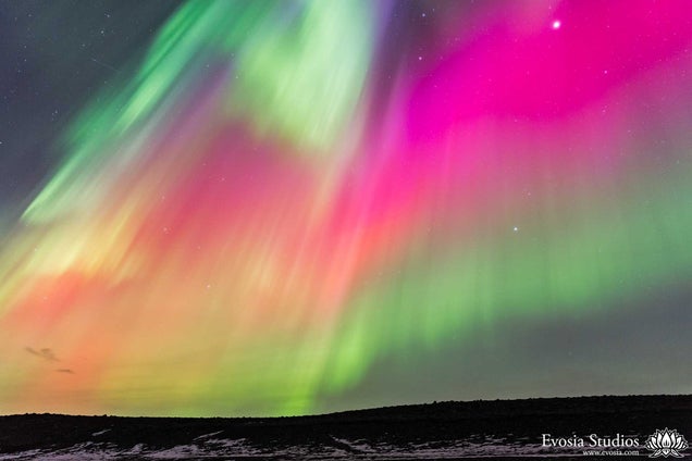 Watch an X-Class Solar Flare Ignite the Skies Over Iceland