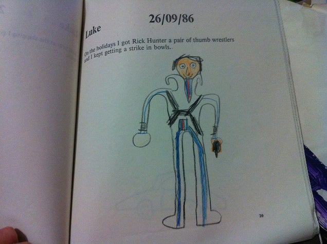 A Child's Sketchbook From the 1980s, Preserved For the 21st Century
