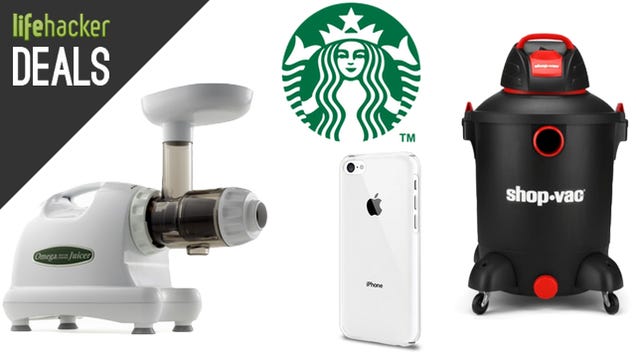 Deals: $5 Smartphone Cases, Cheap Shop-Vac, Starbucks, Awesome Juicer