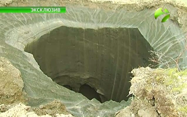 New Video Of Mysterious Giant Siberian Hole Filmed By Investigation