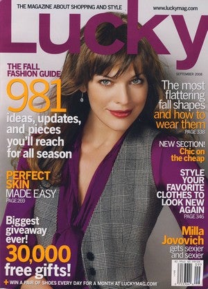Lucky Magazine Brings Outrageous Fortune To The Less Fortunate