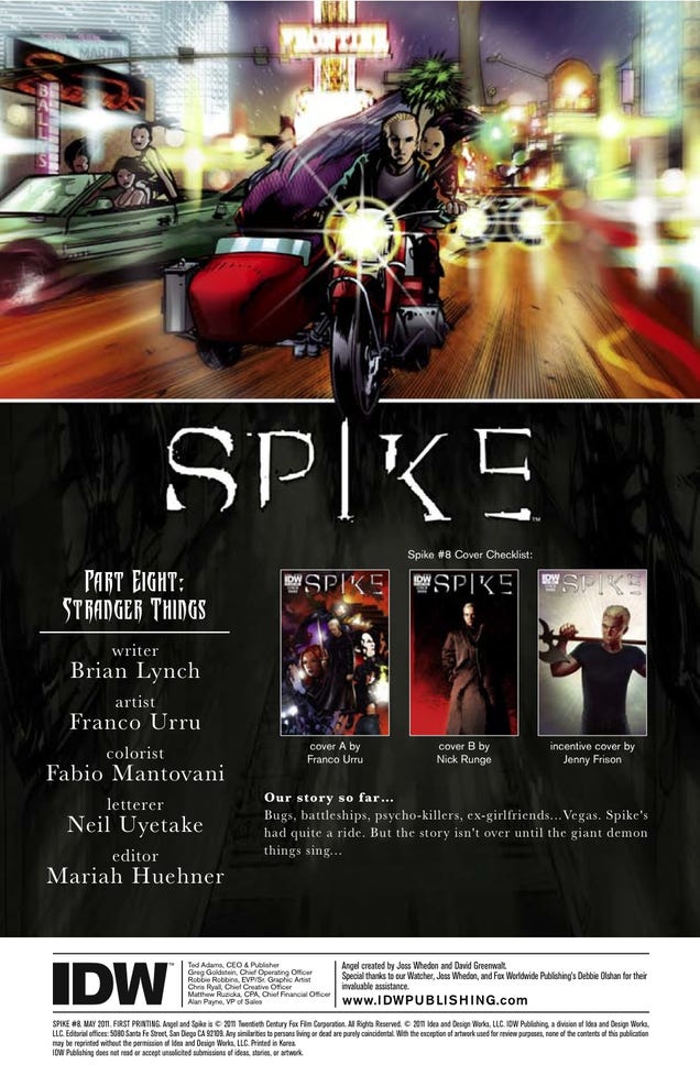 An exclusive sneak peek of the final issue of IDW's Spike miniseries