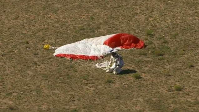 Red Bull's Insane 24 Mile Supersonic Stratos Space Jump Has Been A Success