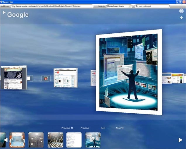 SpaceTime Lets You Browse the Web in 3D