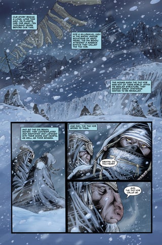 An exclusive sneak peek of Dawn of the Jedi, the mysterious new Star Wars comic!