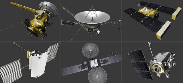 NASA Released Free 3D-Printable Models Of Its Probes and Spacecraft