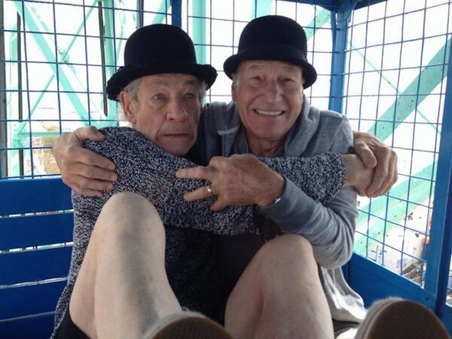 Patrick Stewart and Ian McKellen Are New York's Best Tourists