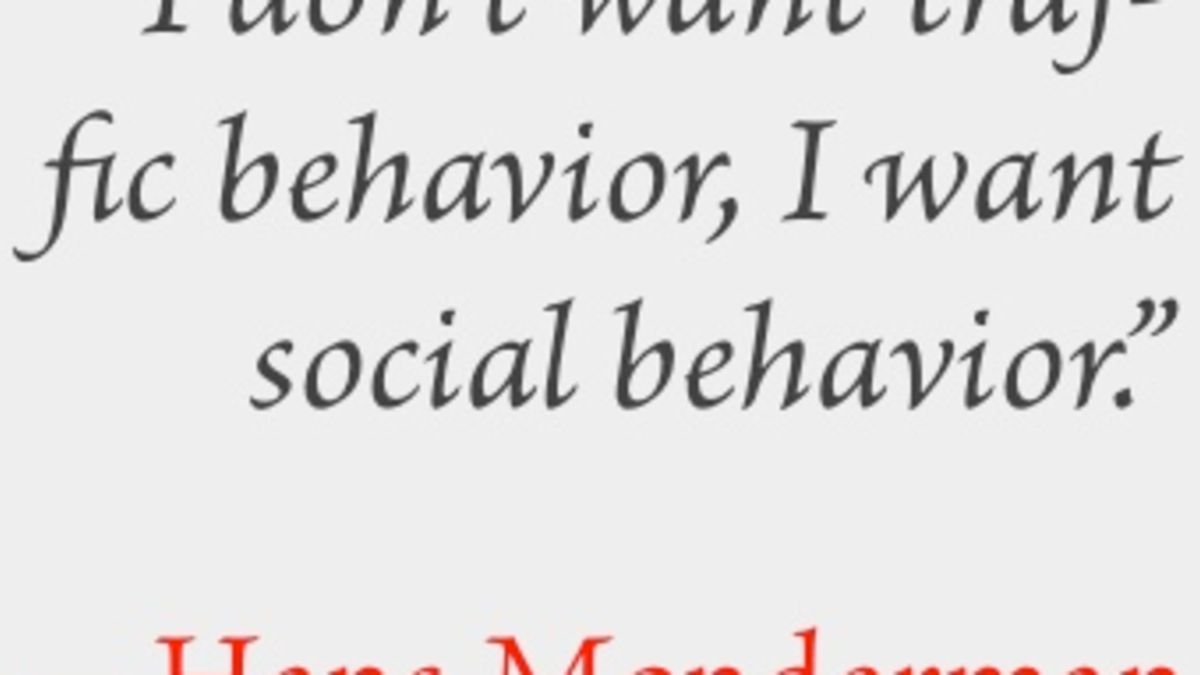 Why Street Signs Make Traffic More Dangerous