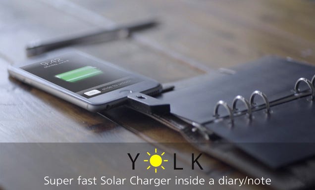 Dust Off That Day Planner For These Compact Solar Charging Panels