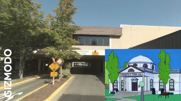 What The Simpsons' Springfield Looks Like in Real Life