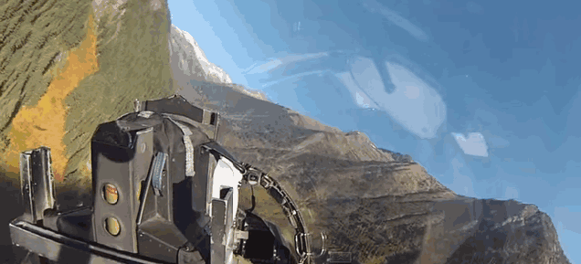 Rocket Through The Majestic Cascade Mountains In An F-15E Strike Eagle