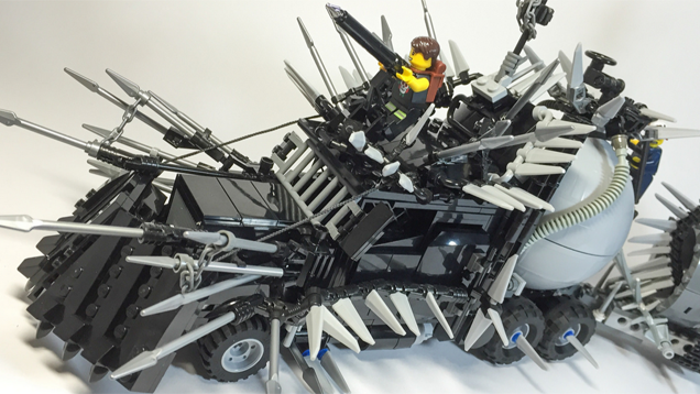 The Vehicles of Mad Max: Fury Road In Shiny LEGO Form