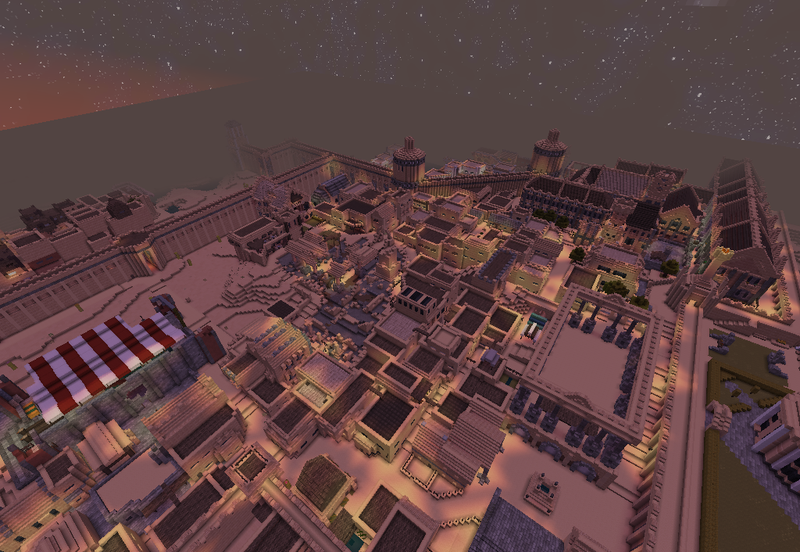 minecraft desert city map