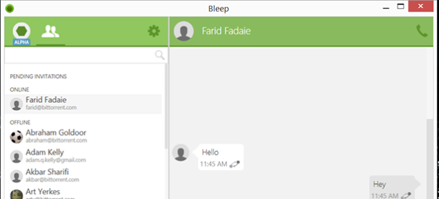 La app de chat privado de BitTorrent llega a OSX y Android