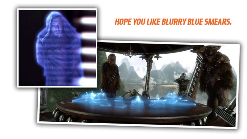 Why Are All The Holograms In The Star Wars Universe So Crappy?