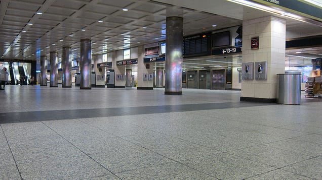 Here Are Some Eerie Photos of Now Empty New York City Subway Stations