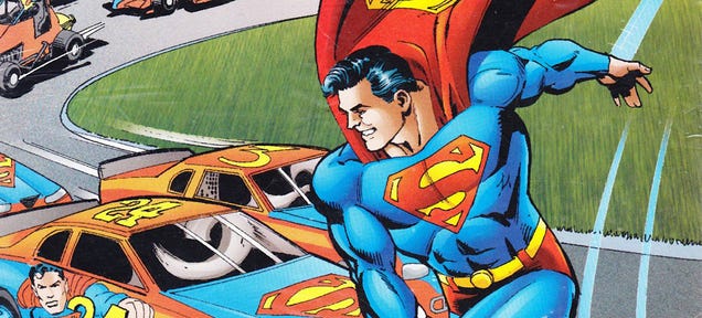 Wait, Superman Once Built A NASCAR Racecar?