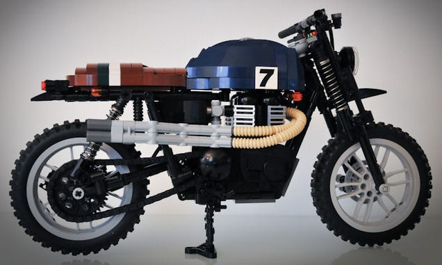 We need more like this Lego Triumph Scrambler