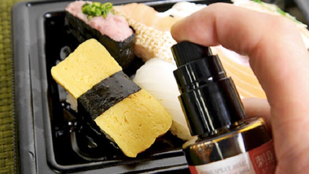 Spray-On Soy Sauce Ensures Your Sushi Isn't Soaked In Salt