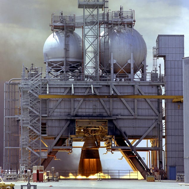 The amazing system that tested the most powerful rocket engine ever